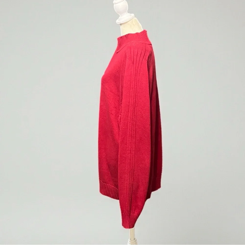 Oscar De La Renta Men’s 1/4 Snap Sweater Size Large
